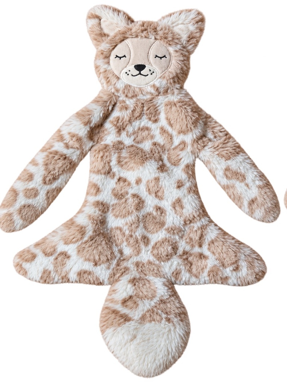 Slumberkins Plush Lynx Comforting toy and snuggler - Beautiful Beige and Cream
